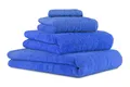 Produktbild: Betz 4 tlg.Handtuch Set DELUXE Badetuch Duschtuch Handtuch Seiftuch  blau