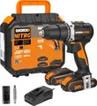 Produktbild: WORX WX102 NITRO 20V Akku Bohrschrauber mit bürstenlosem Motor und LED