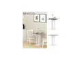 Produktbild: VICCO Esstisch Repose Küchentisch Esszimmer Tisch Säulentisch weiß beton 65x65 cm