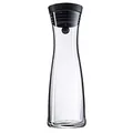 Produktbild: WMF Basic Wasserkaraffe aus Glas, 1 Liter, Glaskaraffe mit Deckel, Silikondeckel, CloseUp-Verschluss