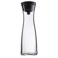 Produktbild: WMF Wasserkaraffe Wasserkrug Glaskaraffe 1,0 l Basic schwarz Glas Edelstahl