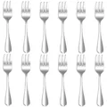 Produktbild: Qucher 12 Stück 14.5cm Kuchengabel,Dessertgabeln,Fruchtgabel,Edelstahl Set