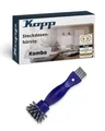 Produktbild: Steckdosenbürste Kopp KOMBO blau/grau - Rundbürste für Fugen, robust