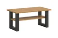 Produktbild: xonox.home Couchtisch, Artisan Eiche Nachbildung Grau Melamin/ummantelt Modern 90x42x50 cm