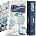 Produktbild: homerella® Badewannenmatte rutschfest 100x40cm, INKL. Haken, rutschfeste Badematte BPA frei, Duschmatte rutschfest, Antirutschmatte Badewanne Baby, Rutschmatte Badewanne Kinder, schimmelresistent