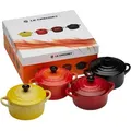 Produktbild: Le Creuset Mini Cocotte Feuer & Flamme 4er Set