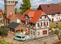 Produktbild: FALLER 130438 Gasthaus Sonne with arbour 1:87 H0 Gauge # NEW in OVP #