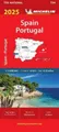 Produktbild: Michelin Spain & Portugal 2025 - Michelin National Map 734 (Map) (US IMPORT)
