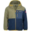 Produktbild: Trollkids Kinder Aurlandsfjord Fleecejacke - 104 - moss/mystic blue/golden yellow