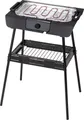 Produktbild: Kynast Elektrischer Standgrill +Tischgrill, Barbecue Grill, Balkongrill 2000 Watt, 37,5 x 28cm, Schwarz