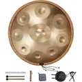 Produktbild: VEVOR Handpan, 22-Zoll 9-Noten-D-Tamburin, 440-Hz-Handpan-Ständer und Tragetasche, Therapietrommel aus Stahl, Schlaginstrument für Erwachsene und...