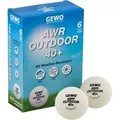 Produktbild: Gewo Tischtennisball, AWR Outdoor 40+ mm 3-Stern Weiß Tischtennis Bälle weiß