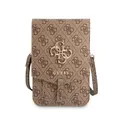 Produktbild: Guess Universal Tasche Hülle für Handys Braun 4G Big Logo