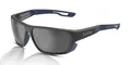 Produktbild: Bolle Sonnenbrille Airfin BS034004 Schwarz Matt Blau/TNS Polarisiert