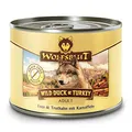 Produktbild: Wolfsblut - Wild Duck & Turkey - 6 x 200 g - Ente & Truthahn - Nassfutter - Hundefutter - Getreidefrei