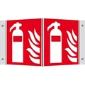 Produktbild: Fp - Safetymarking Brandschutzschild Alu B150xh150 Mm Winkel Feuerlöscher Langnachleuchtend