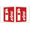 Produktbild: SafetyMarking Warnschild Brandschutzschild Feuerlöscher Aluminium (B x H) 150 mm x 150 mm ISO
