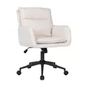 Produktbild: Home Deluxe Bürostuhl CORA 100 x 60 x 70 cm Webstoff Beige - Höhenverstellbar | Schreibtischstuhl, Chefsessel