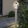 Produktbild: Stehlampe Wegeleuchte Außenleuchte Gartenlampe Edelstahl silber wetterfest LED