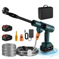 Produktbild: Akku Hochdruckreiniger mit Akkus 2x3.0Ah 60bar Mobiler Hochdruckreiniger Auto...