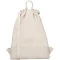 Produktbild: LARKSON Turnbeutel Damen & Herren Beige - No 7 - Rucksack Damen für Sport und Festival - Beutel Rucksack Klein mit Innentasche - Außentasche für Schnellzugriff