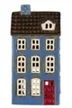 Produktbild: Ib Laursen  Lichterhaus Teelichthalter Teelichthaus Windlicht Haus Blau 27662-13
