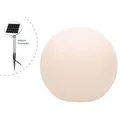 Produktbild: 8 seasons design LED Kugelleuchte Shining Globe, Solar, LED fest integriert, Tageslichtweiß weiß Ø 60 cm