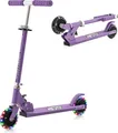 Produktbild: COSTWAY Scooter Kinder Roller, Tretroller mit LED-Räder, Klappbar Lenker, Höhenverstellbar Kinderroller Cityroller Kickscooter für Jungen und Mädchen ab 3 Jahren