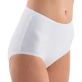 Produktbild: HERMKO Taillenslip 1150 (Pack, 5er) Maxi-Slip, Basic, 100 % Bio-Baumwolle, elast. Abschluss, Feinripp weiß 40/42 (M)