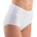 Produktbild: HERMKO 1150 5er Pack Damen Maxi-Slip aus 100% Bio-Baumwolle, Farbe:weiß, Größe:40/42 (M)