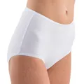 Produktbild: 1150 5er Pack Damen MaxiSlip aus 100% BioBaumwolle, Farbeweiß, Größe40/42 M