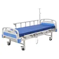 Produktbild: VEVOR Krankenhausbett Elektrisch, 2-Funktionen-Krankenhausbett mit verstellbarer Rückenlehne & Beinstütze, 12,7 cm Rollen & Schaumstoffmatratze für Häusliche Pflege,Altenheim & Krankenhaus,Max. 250 kg