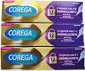 Produktbild: Corega Ultra Haftcreme NEUTRAL Starker Halt + Krümelschutz für Zahnersatz 3x 40g