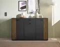 Produktbild: HBZ Sideboard Dublin Kommode, BxHxT 140x86x38cm (1 St), Breite 140cm, Softclose, Metallgriffe