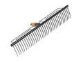 Produktbild: Fiskars Rasenrechen mit 35 Zinken, Werkzeugkopf, Breite: 57 cm, Gehärtete Stahlzinken, Schwarz, QuikFit, 1000656