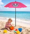 Produktbild: Kinder Sonnenschirm Sonnenschutz Gartenschirm Campingmöbel Ø110xH130 cm Hase