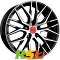 Produktbild: 4x MAM RS4 black front polish 8x18