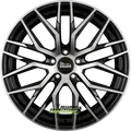 Produktbild: MAM RS4 black front polish 8x18 ET45 - LK5/112 ML72.6 Felge Alu