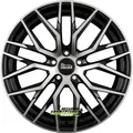 Produktbild: 4x MAM RS4 black front polish 8x18 ET45 - LK5/112 ML72.6 Felge Alu