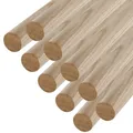 Produktbild: 10 Stück SOTECH Eiche Rundstäbe glatt Ø30 x 1180 mm Rundhölzer Holzstäbe zum Basteln oder als Garderobenstangen