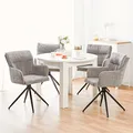 Produktbild: Esstisch Rund Esszimmertisch 106 cm Tisch Weiß Küchentisch Esszimmer Homestyle4u