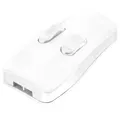 Produktbild: TRU COMPONENTS Drehdimmer TRU COMPONENTS Schnurschalter Weiß 2 x Aus/Ein 2 A 1 St. (98001c411)