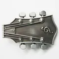 Produktbild: Buckle Gitarrenkopf, E- Gitarre, matt Silber, Vintage Style, Gürtelschnalle