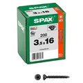 Produktbild: SPAX Universalschrauben T20 Senkkopf BLAX 1191040350163 3,5 mm x 16 mm, 200 St.