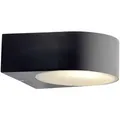 Produktbild: Brilliant Aussenwandleuchte, Schwarz, Metall, Formgebogen, 17x7x19 cm, Lampen & Leuchten, Außenbeleuchtung, Außenwandleuchten