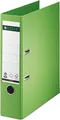 Produktbild: LEITZ Vollpapier-Ordner, 180 Grad, DIN A4, 80 mm, hellgrün Einband aus Hartpappe, farbiger Vollpapierüberzug innen - 1 Stück (1007-00-50)