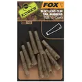 Produktbild: Fox Edges Camo Size 10 Slik Lead Clip Tail Rubber - 10 Leadclips, Bleiclips, Angelzubehör zum Karpfenangeln