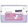 Produktbild: Seni Control Super Inkontinenzeinlagen Unisex, 20 x 37 cm, 780 ml 12 x 15 Stück = 180 Stück
