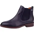 Produktbild: Pikolinos Damen Stiefelette Leder Chelsea Boot mit Gummizug Puertollano W3C-8594, Größe:39 EU, Farbe:Blau - Blau - 39