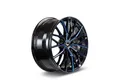 Produktbild: 1x BARRACUDA PROJECT 3.0 black gloss flashblue 10.0Jx20 5x114.3 ET40